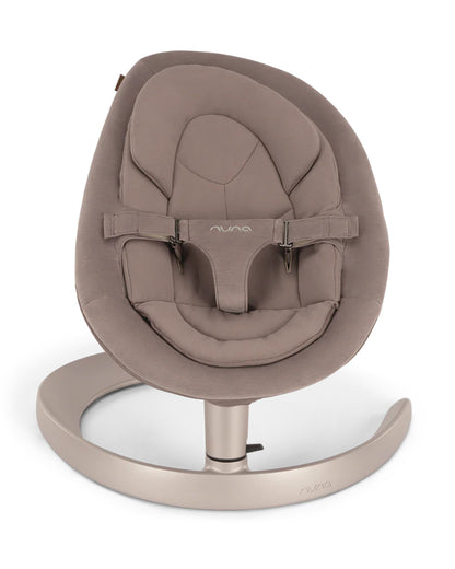 Nuna Leaf Grow Baby Bouncer-Organic Jersey Knit Cotton Insert-3 Ergonomic Recline Positions-For Infants-Cedar