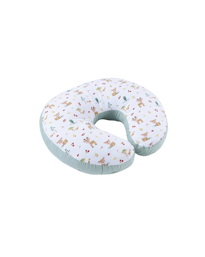 Haus & Kinder 100% Cotton Feeding Pillow-Whimsical Woodland-4 in 1 Multipurpose-0 to 12M-For Nursing