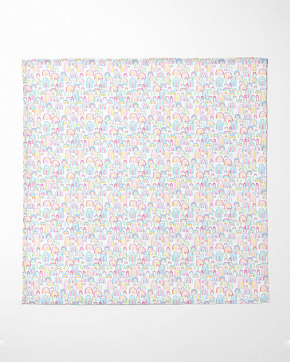 Haus & Kinder Rainbow Collection Swaddle-100% Cotton Muslin-Pack of 3-Infant Wraps