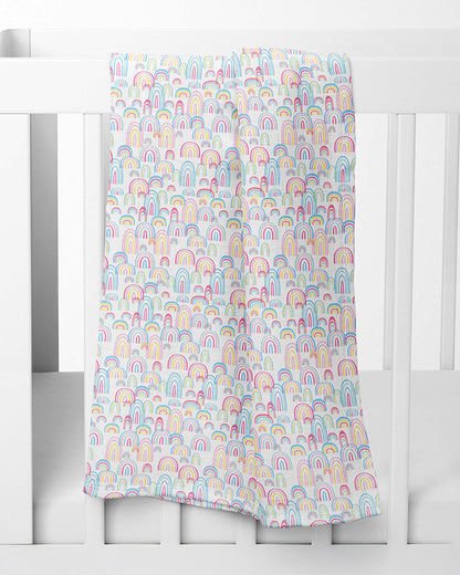 Haus & Kinder Rainbow Collection Swaddle-100% Cotton Muslin-Pack of 3-Infant Wraps