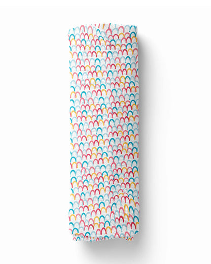 Haus & Kinder Rainbow Collection Swaddle-100% Cotton Muslin-Pack of 3-Infant Wraps