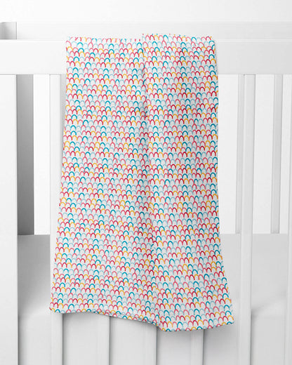 Haus & Kinder Rainbow Collection Swaddle-100% Cotton Muslin-Pack of 3-Infant Wraps