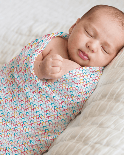 Haus & Kinder Rainbow Collection Swaddle-100% Cotton Muslin-Pack of 3-Infant Wraps
