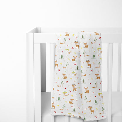 Haus & Kinder Wildlife Wonder Collection Swaddle-100% Cotton Muslin-Pack of 3-Infant Wraps