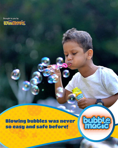 Bubble Magic 118 ML Solution with Wand-Pack Of 3-Art & Craft Kit-18M+