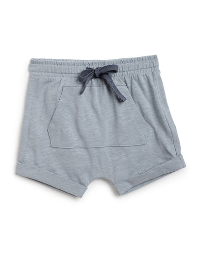 Chicco Medium Light Blue T-shirt and Shorts-Printed-Cotton-For Infants