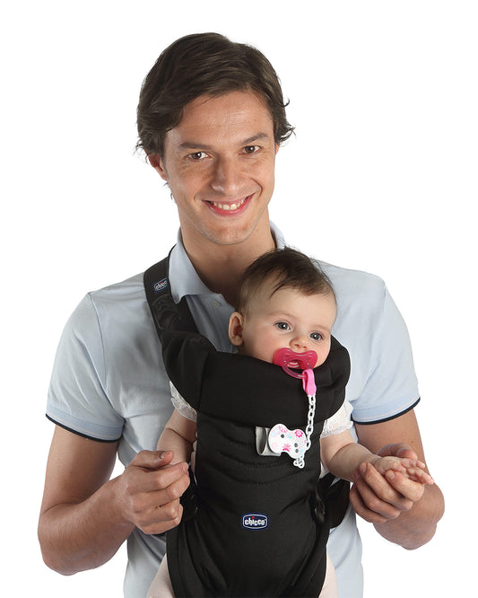 Chicco Easy Fit Baby Carrier-2 Carry Positions-Extra Neck Support-For 0M+ (Upto 9Kg)-Black Night