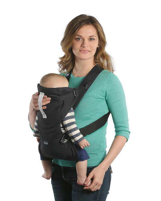 Chicco Easy Fit Baby Carrier-2 Carry Positions-Extra Neck Support-For 0M+ (Upto 9Kg)-Black Night