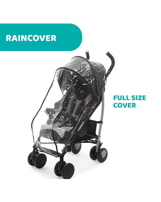 Chicco Echo Baby Stroller-Soft Padded Bumper Bar-Compact Umbrella Fold-For 0M+ (Upto 22Kg)-Stone Black