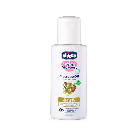 Chicco Baby Moments Baby Massage Oil-With Olive & Almond Oil