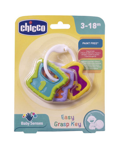 Chicco Easy Grasp Keys Rattle Teether-BPA Free & Non Toxic