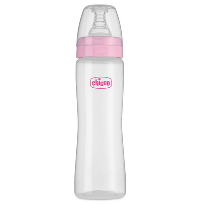 Chicco Feed Easy Feeding Bottle-Anti Colic-Medium Flow-250 ml-Pink-2M+