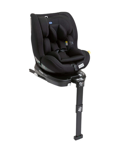 Chicco Seat3Fit Classic-2 Reclining Positions-360 Degree Rotation System-For 0 to 7Y-Black