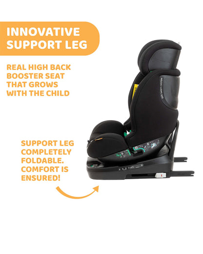 Chicco Seat3Fit Classic-2 Reclining Positions-360 Degree Rotation System-For 0 to 7Y-Black