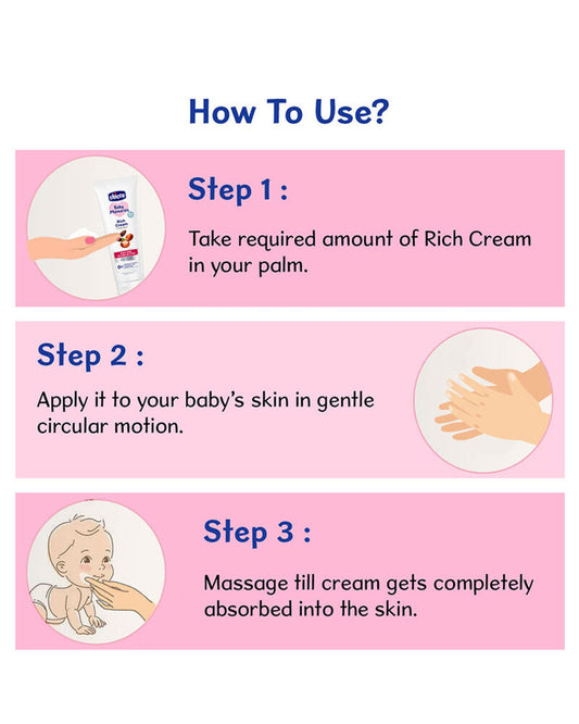 Chicco Baby Moments Rich Baby Cream-With Shea & Jojoba Butter