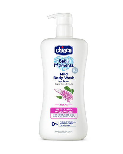 Chicco Baby Moments Mild Body Wash Relax-With Nettle & Willowherb