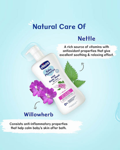 Chicco Baby Moments Mild Body Wash Relax-With Nettle & Willowherb