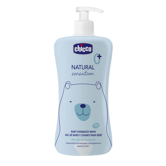 Chicco Natural Sensation Hair & Body Cleanser Top To Toe Wash-With Aloe & Chamomile