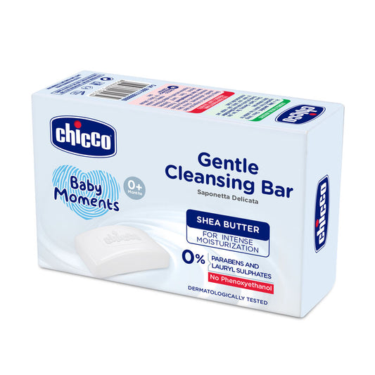 Chicco Baby Moments Gentle Baby Soap Bar-With Shea Butter