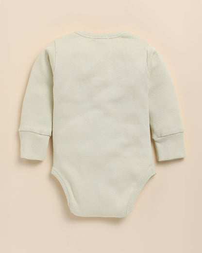 Cot & Candy Baby Oatmeal & Ginger Bodysuit with Pants-Solid-Organic Cotton-For Infants