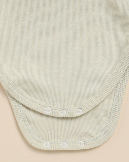 Cot & Candy Baby Oatmeal & Ginger Bodysuit with Pants-Solid-Organic Cotton-For Infants