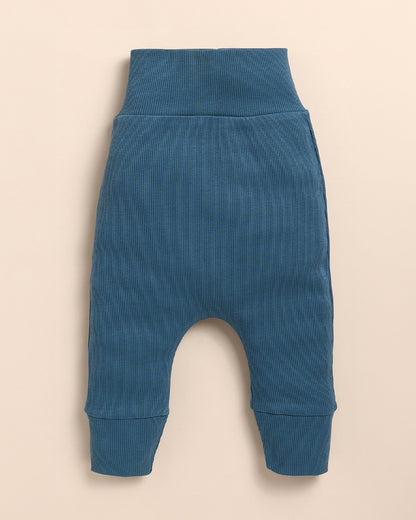 Cot & Candy Baby Time Of Whale & Denim Bodysuit with Pants-Printed-Organic Cotton-For Infants