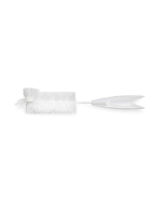 Chicco 3 in 1 Bottle Brush-Nylon Bristles-With Tong And Specific Brush For Teat-Blue & White