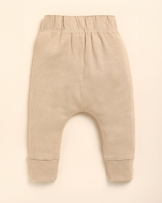 Cot & Candy Baby Latte Bodysuit with Leggings-Solid-Organic Cotton-For Infants