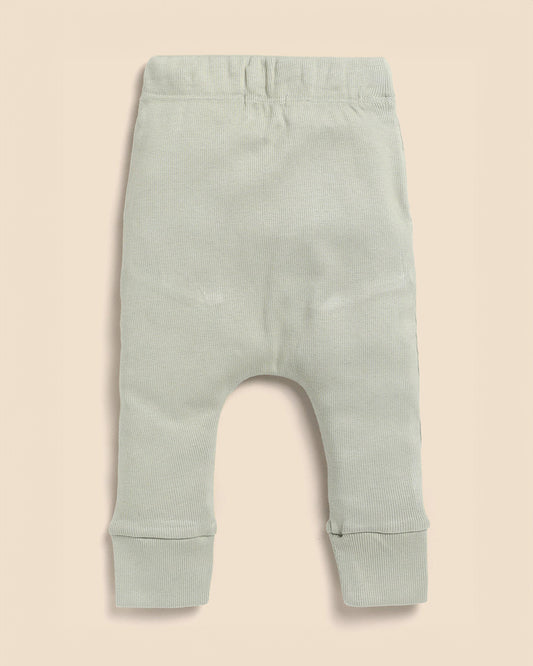 Cot & Candy Baby Sage Bodysuit with Leggings-Solid-Organic Cotton-For Infants