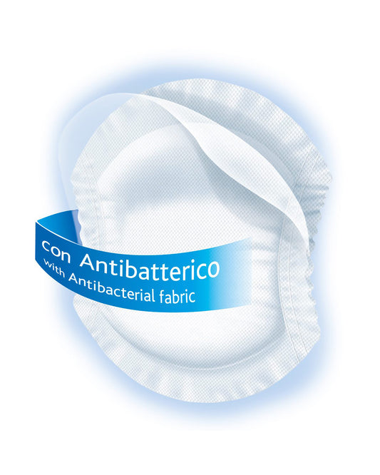 Chicco Breast Pads-With Antibacterial Fabric-Ultra Thin & Dermatologically Tested-Pack of 30