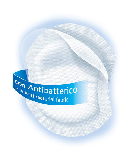 Chicco Breast Pads-With Antibacterial Fabric-Ultra Thin & Dermatologically Tested-Pack of 60