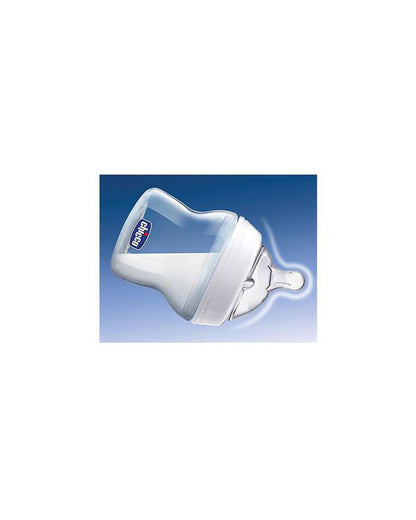 Chicco Natural Feeling Teat-Exclusive Angled Teat-Anti Colic Effect-2M+-Medium Flow-Feeding Bottle Nipple