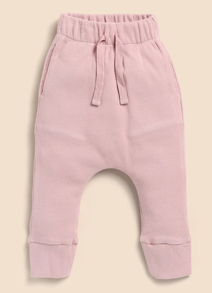 Cot & Candy Baby Blush Pink Pants -Solid-Organic Cotton-For Infants