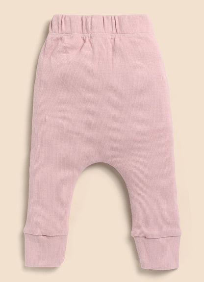 Cot & Candy Baby Blush Pink Pants -Solid-Organic Cotton-For Infants