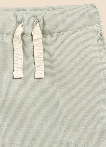 Cot & Candy Baby Sage Pants-Solid-Organic Cotton-For Infants