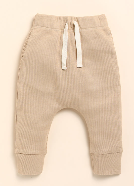 Cot & Candy Baby Latte Pants -Solid-Organic Cotton-For Infants