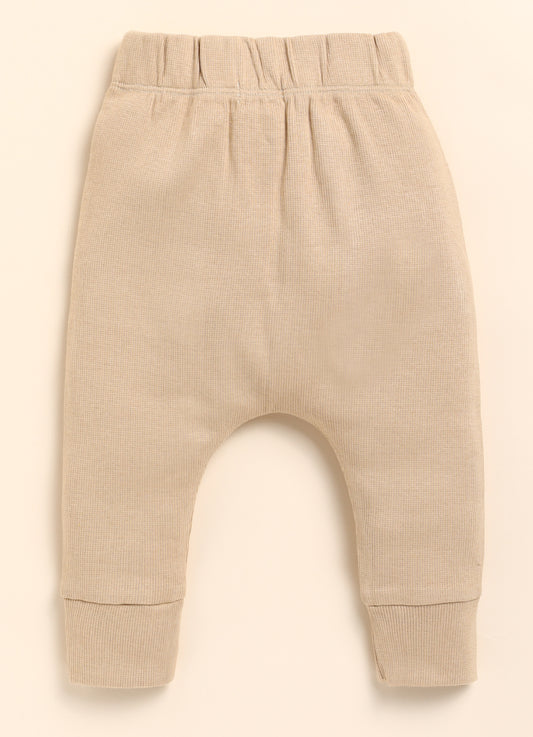 Cot & Candy Baby Latte Pants -Solid-Organic Cotton-For Infants