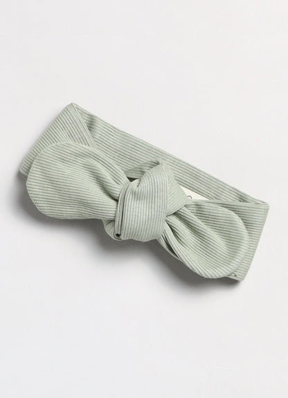 Cot & Candy Baby Sage Headband -Solid-Organic Cotton-For Infants