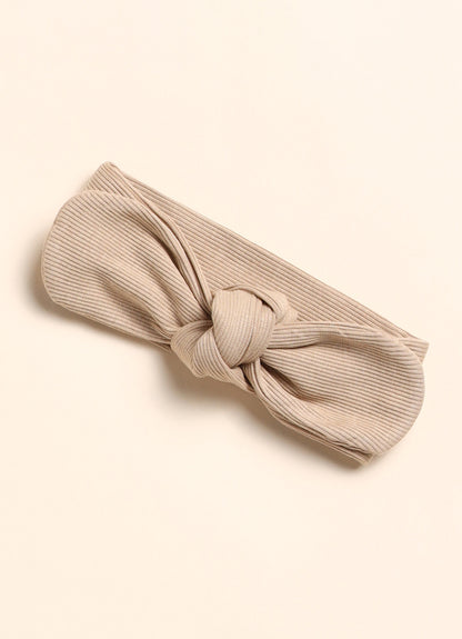 Cot & Candy Baby Latte Headband -Solid-Organic Cotton-For Infants