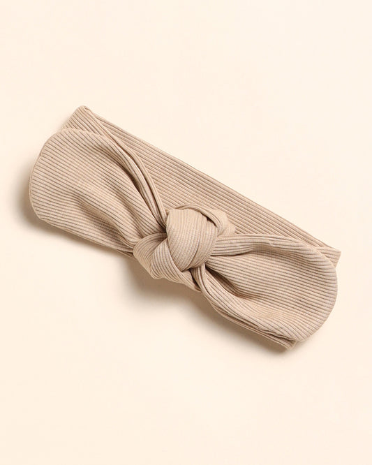 Cot & Candy Baby Latte Headband -Solid-Organic Cotton-For Infants