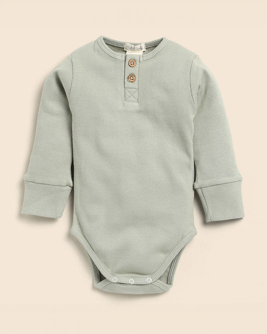 Cot & Candy Baby Sage Full Sleeve Bodysuit New Born Gift Set-Pack Of 5-Gift For Baby Shower & Baby Birthday