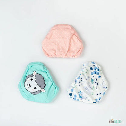 BeeLittle Muticolor Briefs-Baabaa Baby-Organic Cotton-Pack of 3-For Infants