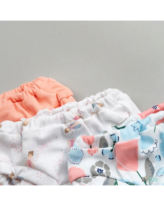 BeeLittle Multicolor Briefs-Fairy World-Organic Cotton-Pack of 3-For Infants
