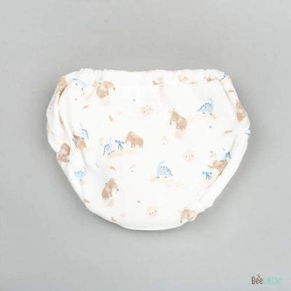 BeeLittle Muticolor Briefs-Tuskers-Organic Cotton-Pack of 5-For Infants