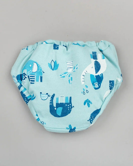 BeeLittle Muticolor Briefs-Tuskers-Organic Cotton-Pack of 5-For Infants