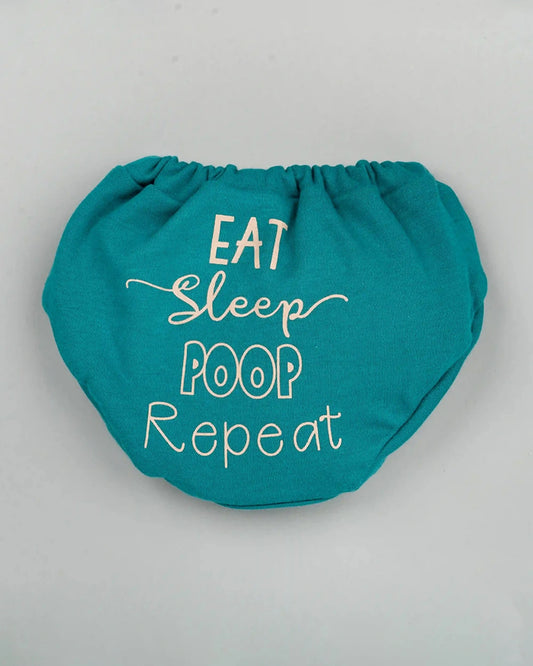 BeeLittle Multicolor Briefs-Eat Sleep Poop Repeat-Organic Cotton-Pack of 3-For Infants