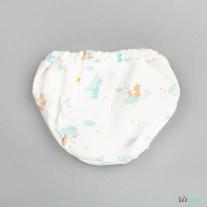 BeeLittle Muticolor Briefs-Eat Sleep Poop Repeat-Organic Cotton-Pack of 3-For Infants