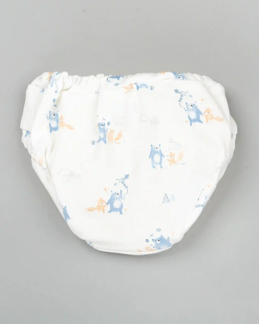 BeeLittle Muticolor Briefs-Printed-Organic Cotton-Pack of 5-For Infants