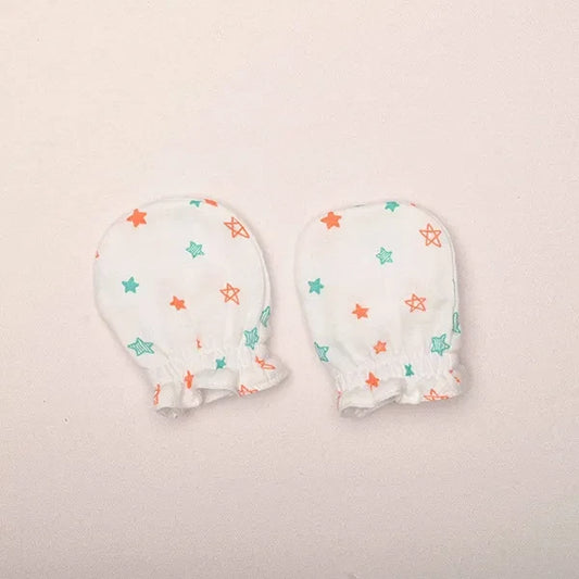 BeeLittle Multicolor Mittens-Twinkle Twinkle-Organic Muslin-For Infants