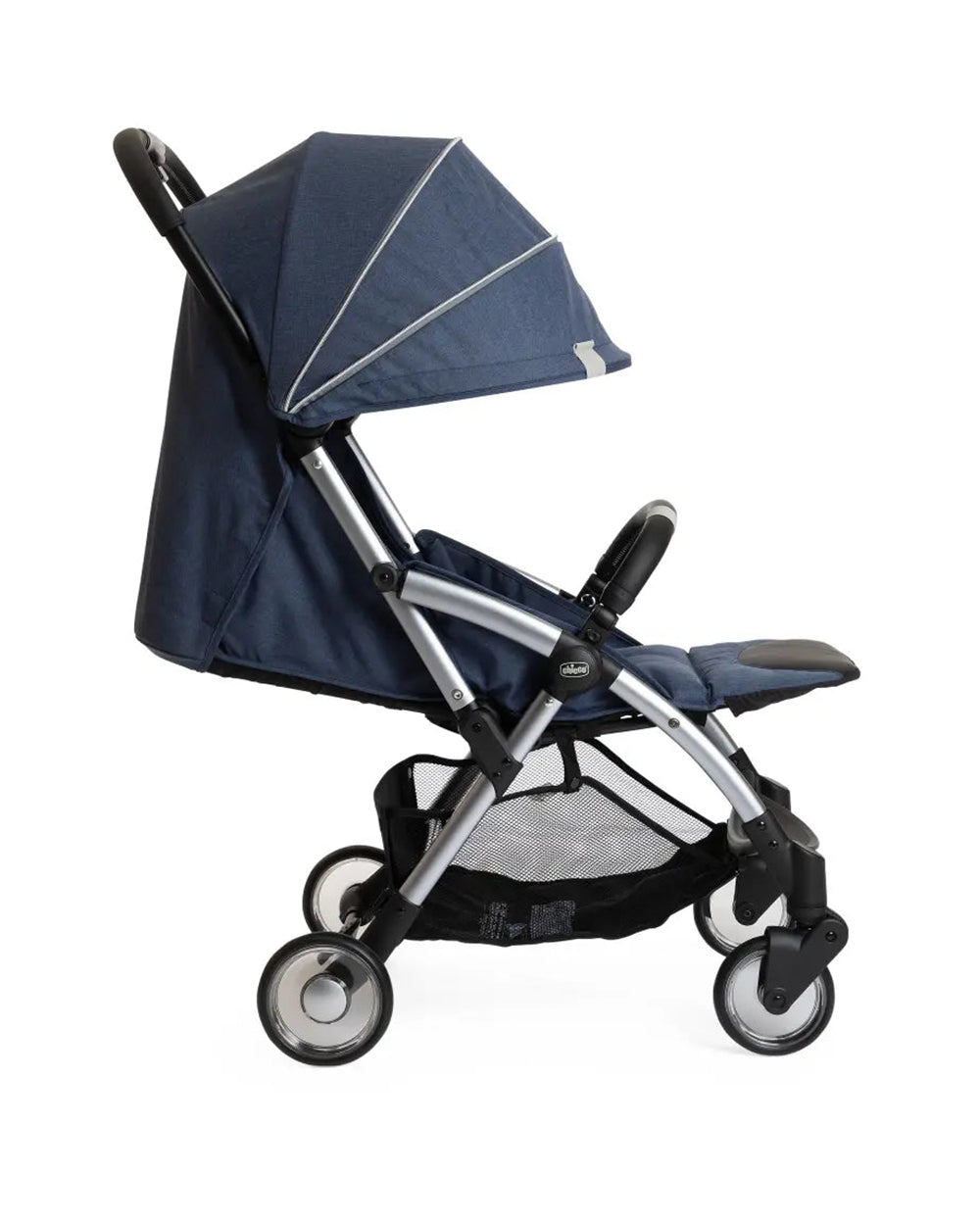 chicco stroller navy blue Chicco Goody Plus Lightweight Baby Stroller-Cabin Friendly-Auto Folding Mechanism-Pram for 0M+ (Upto 22 Kg)-Indigo-Extra 5% Off – duckduckbaby